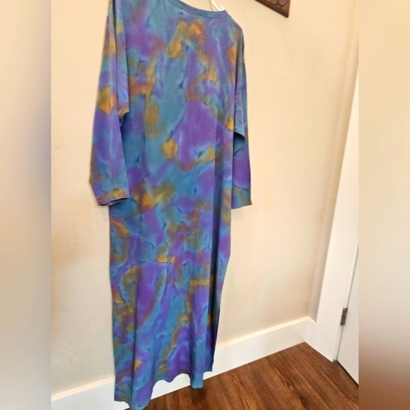 Chameleon Studio Arizona Hand Dyed Silk Dress size L - Picture 2 of 5